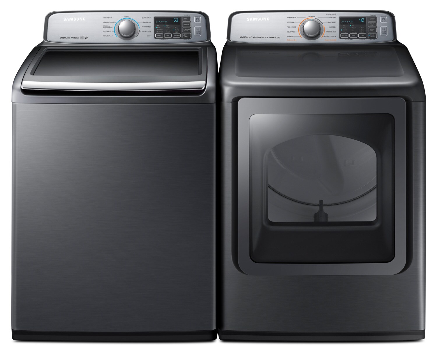 samsung-5-8-cu-ft-top-load-washer-and-7-4-cu-ft-multi-steam